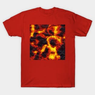 Vulcanic, Magma Pattern T-Shirt